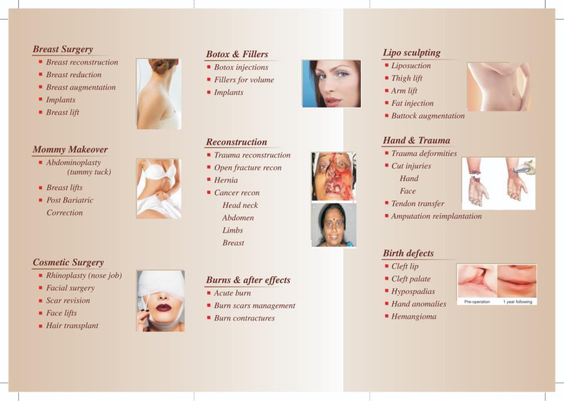 Aurora Clinic informational graphic featuring clinic and service information.